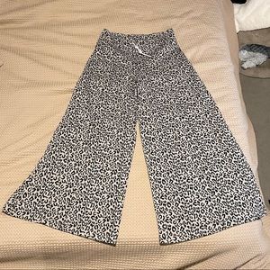 Intimately Free People Leopard Wide-Leg Pants